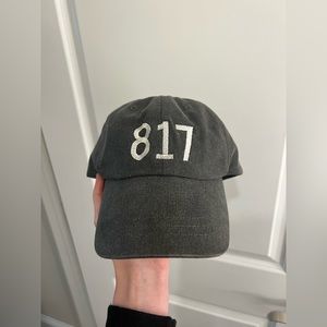 Custom 817 area code hat, Fort Worth Texas